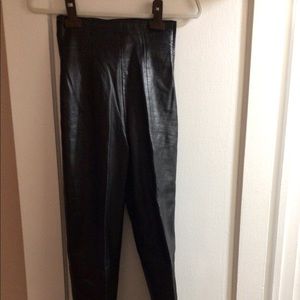 Vintage Couture Michael Hoban North  Beach Leather Pants